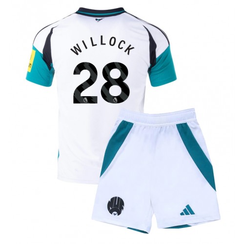 Dětský fotbalový dres Newcastle United Joe Willock #28 2024-25 Třetí Krátký Rukáv (+ trenýrky)